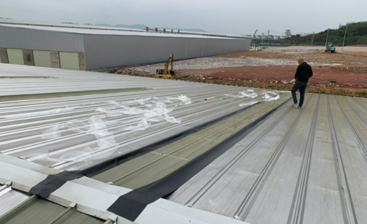 清城厂房屋面防水维修案例